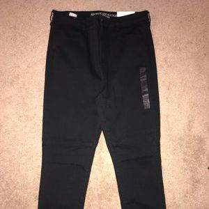Black American Eagle Skinny Jeans